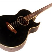 Black-Brown Acoustic Guitar