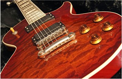 Brown Electric Guitar